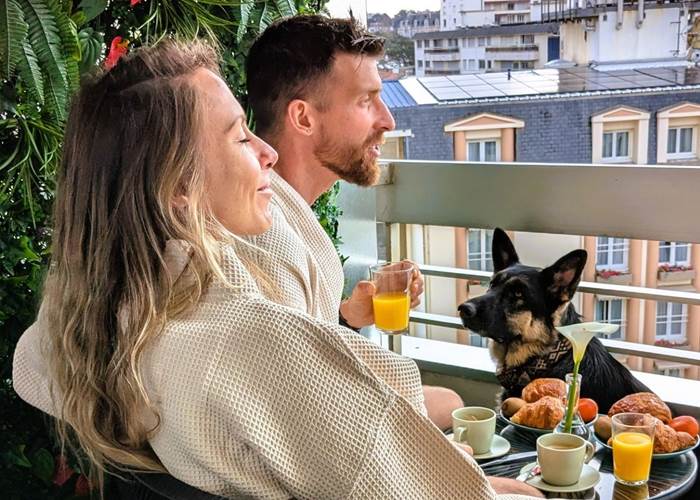 Petit déjeuner au soleil levant (non proposé)