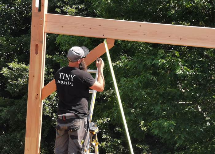 Concentration et mesure sur le chantier des maisons de Coline
