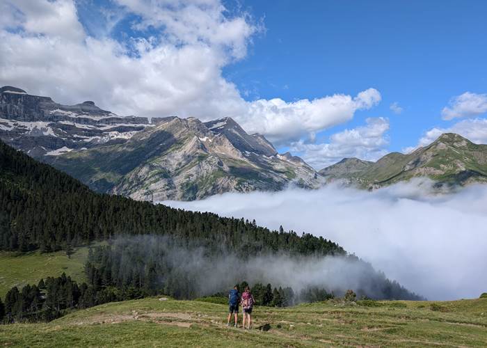 Cirque de Gavarnie depuis le refuge des Espuguettes