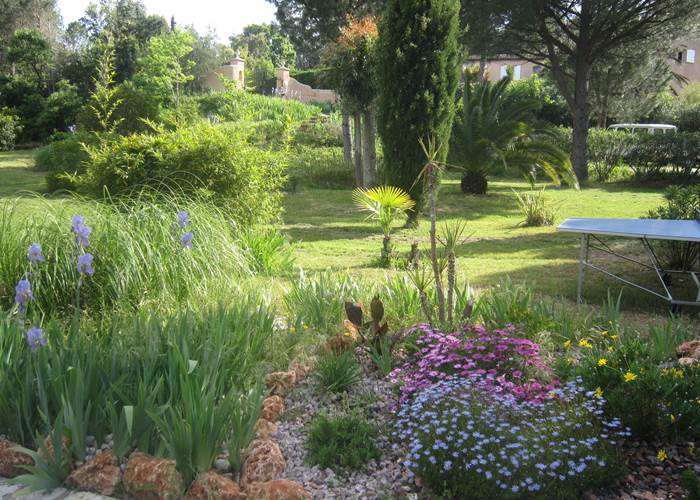 vue sur le jardin