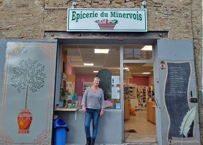 Sylvie vous accueille à l'épicerie