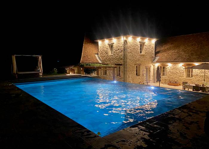 Piscine de nuit