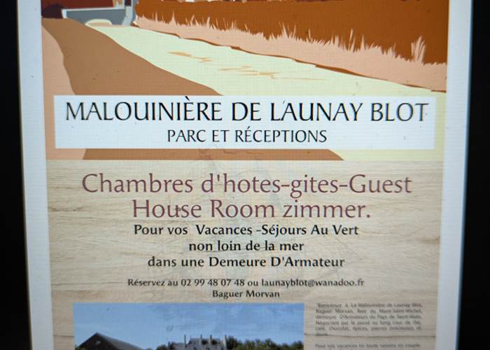 Vu Domaine de launay blot guest house room zimmer