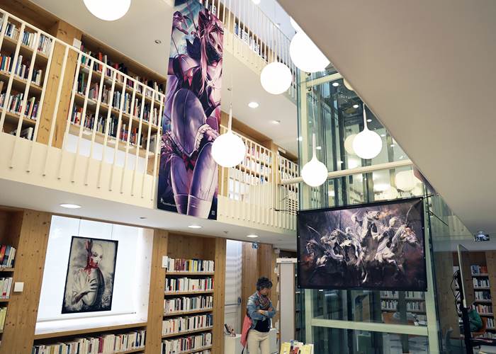 Bruno Wagner, Yayashin, Exposition à la bibliothèque de Gourdon, Graphiste & Illustrateur de Fantasy