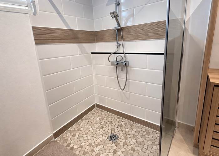 Douche à l'iItalienne