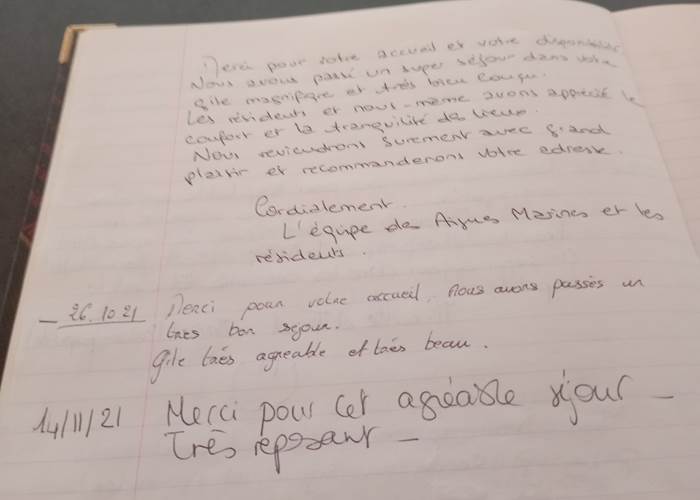 livre d'or handgit