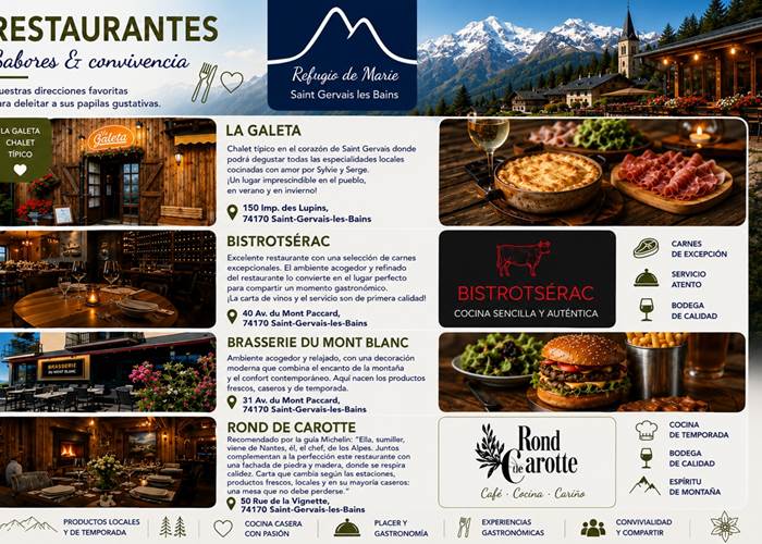 Restaurantes St Gervais