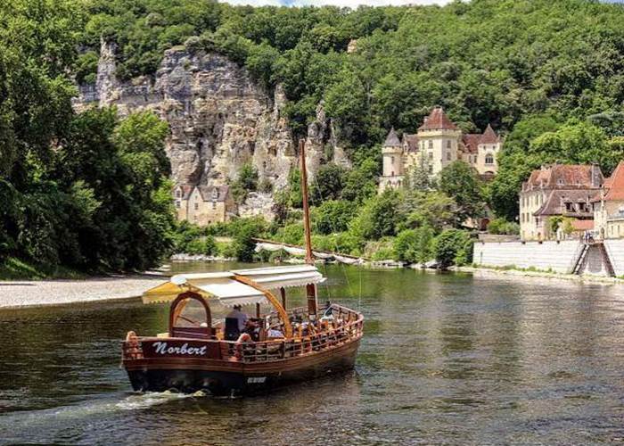 Gabarre à La Roque Gageac dordogne