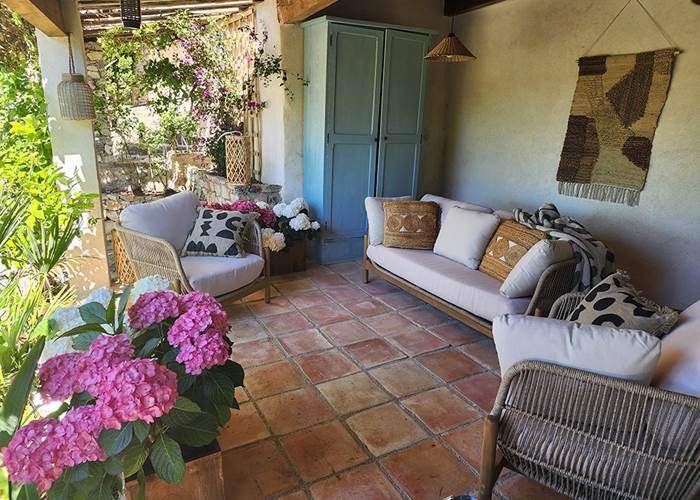 Terrasse du jardin