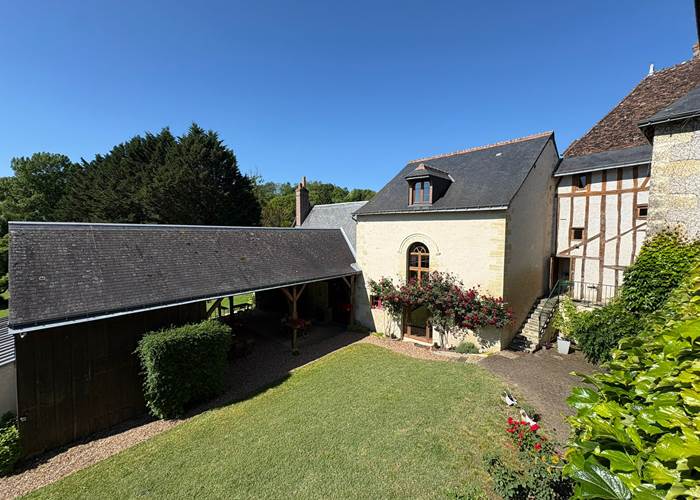 Vue jardin Chinon