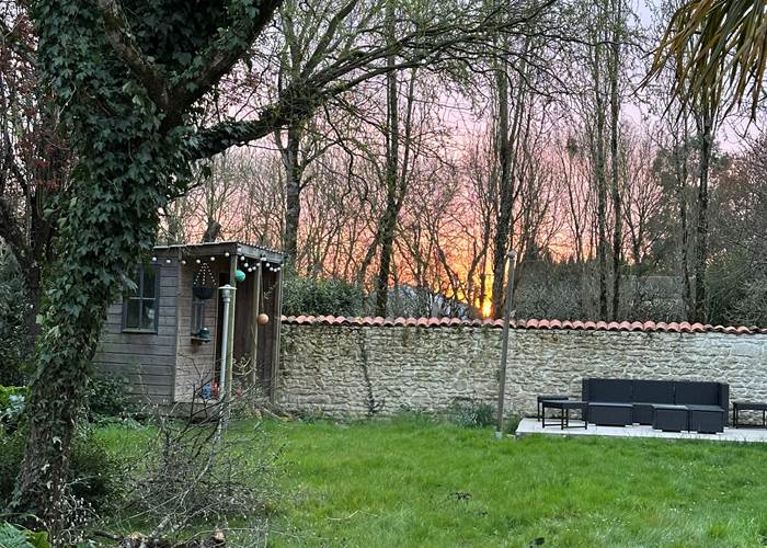 jardin terrasse ouest coucher de soleil_La Grande Cavalerie