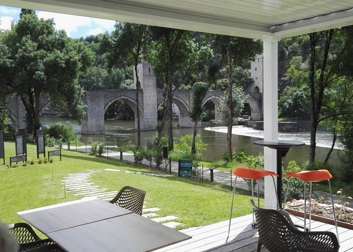 Valentré vu de l'hôtel Divona