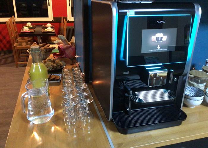 Boissons chaudes à volonté.