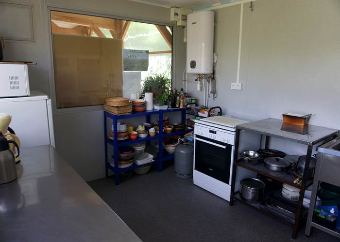 La cuisine très bien équipée