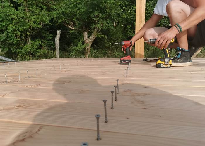 Combien de vis pour une terrasse de 50 m2 ?