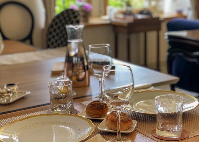 dîner en tête-à-tête avec service personnalisé à la Demeure du Porzou