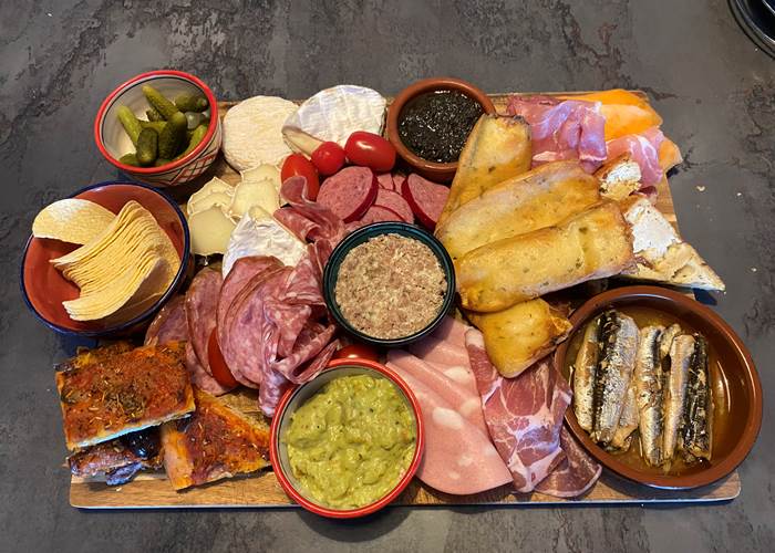 Planche de charcuterie