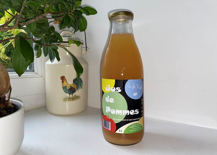 Option Jus de pommes local