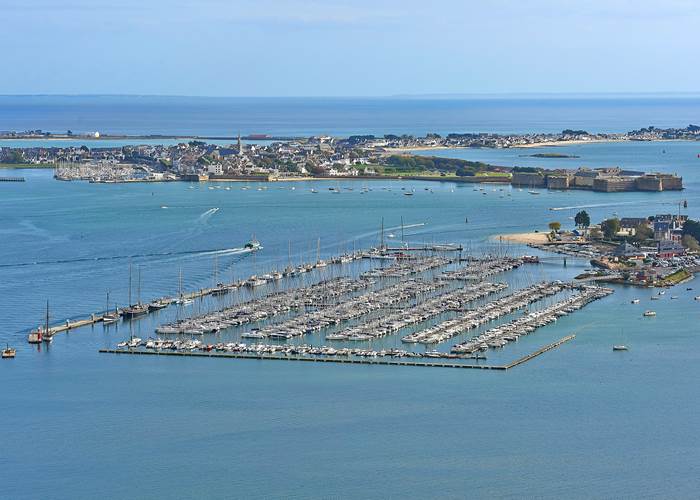 vue aérienne Larmor-Plage ©Y. Zedda