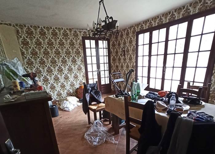 Rénovation du salon  Maison Ginette / Avant