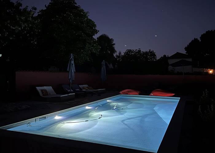 Piscine nuit