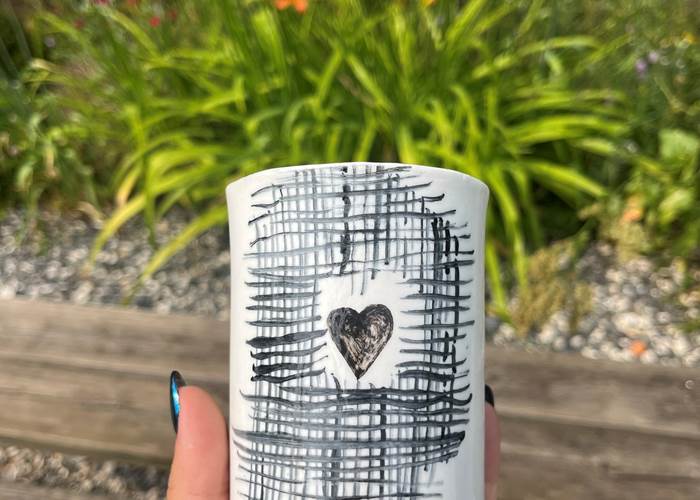 Week-end céramique - tasse/mug peint à la main