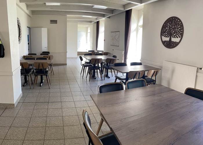 Salle de restauration - gîte de groupe
