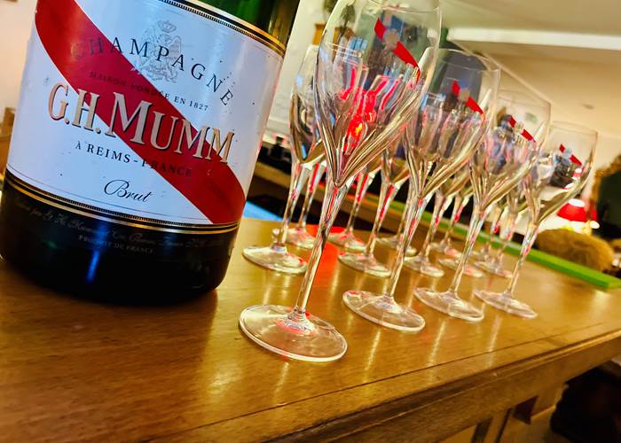 Champagne sur demande
