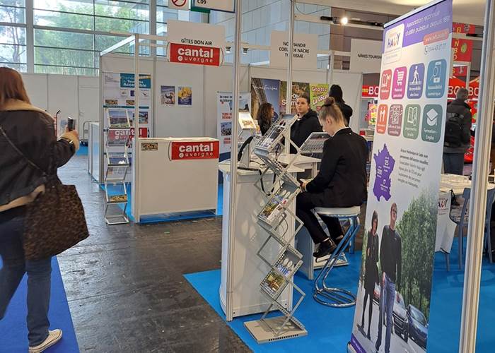 Les gîtes Bon Air sur le stand de Tourisme et Handicap