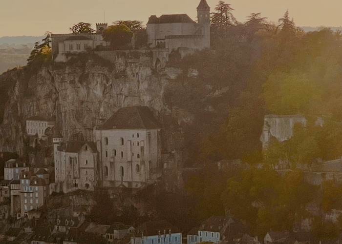 Coucher de soleil Rocamadour