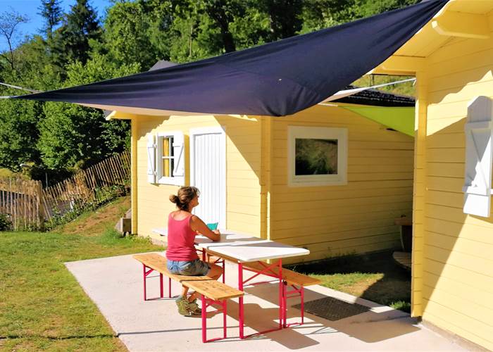 Twin Cabane, terrasse-page