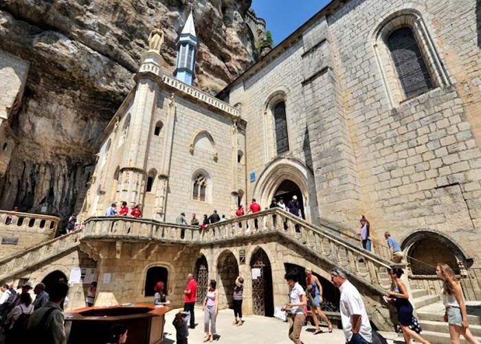 Le sanctuaire a Rocamadour.