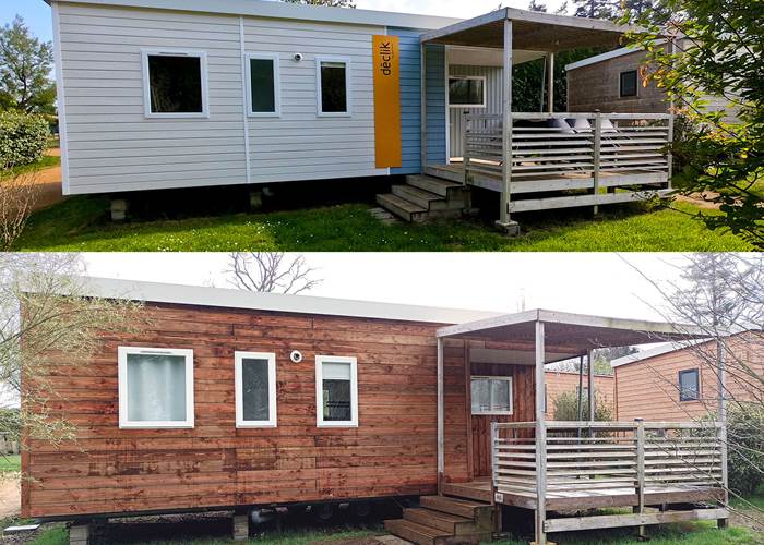 Bardage bois du bungalow Samba-news