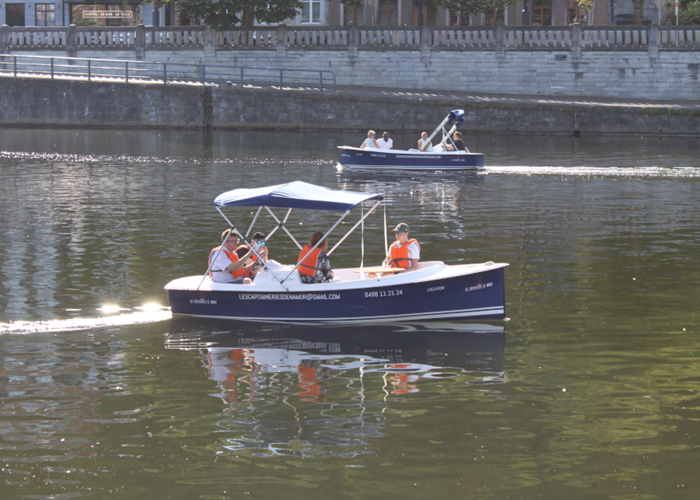 Bateau sans permis - les Capitaineries de Namur