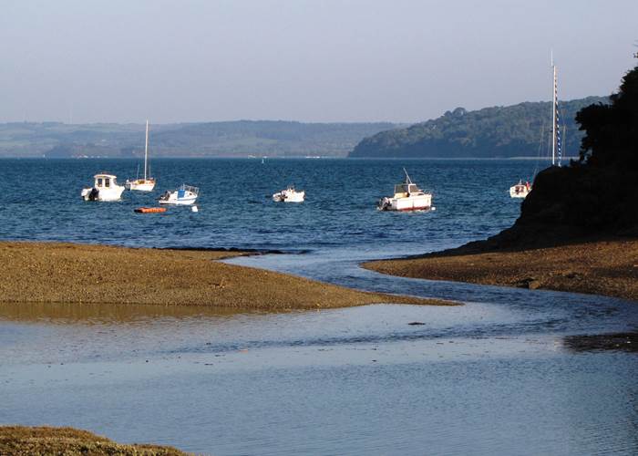 Paysage depuis le sentier côtier qui passe au pied de la maison
