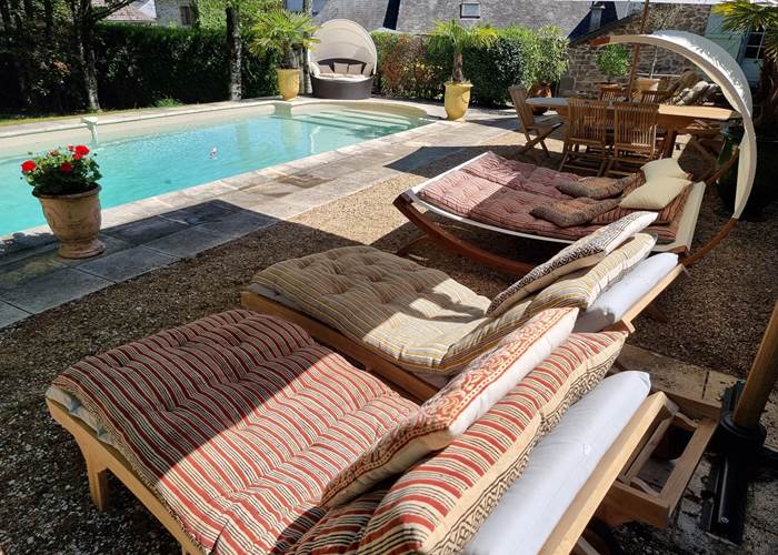 La terrasse aux futons langoureux
