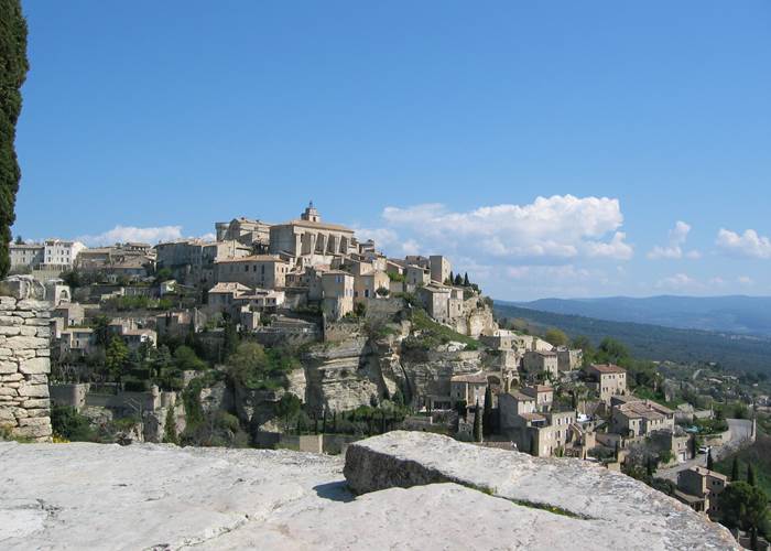 Silhouette de Gordes Luberon Provence