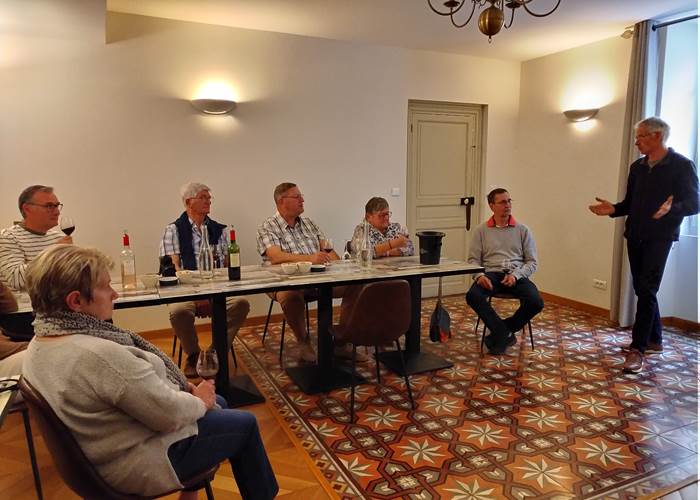 Dégusation des vins "Château Landure" à "Le Coq du Nord-Mailhac"