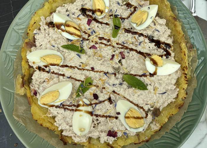 tarte pomme de terre/thon