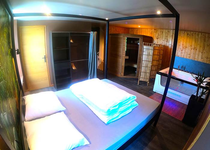 Chambre du gite Nature & Spa-news