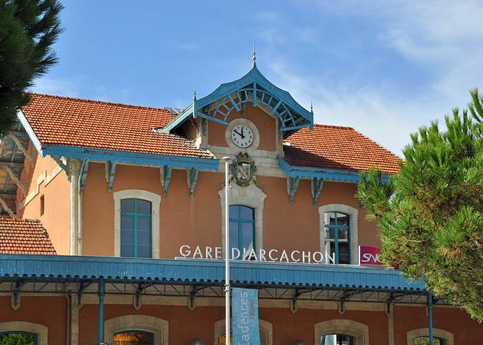 La gare d'Arcachon