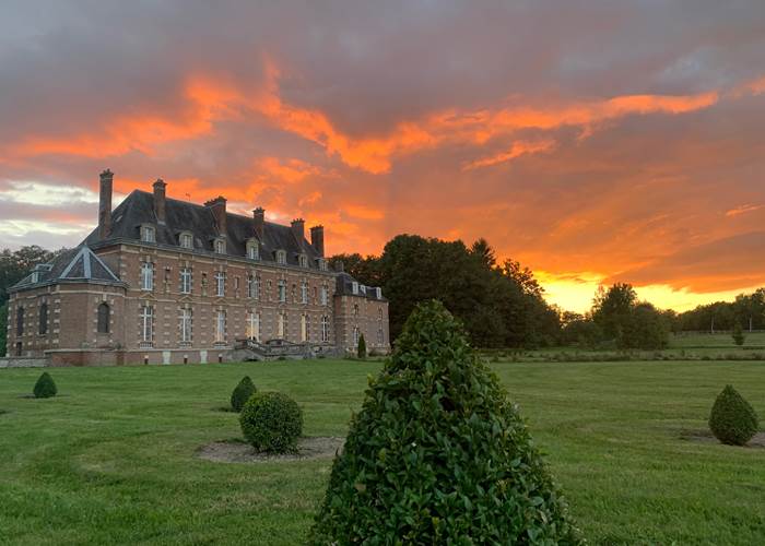 Château d'Auteuil soleil couchant