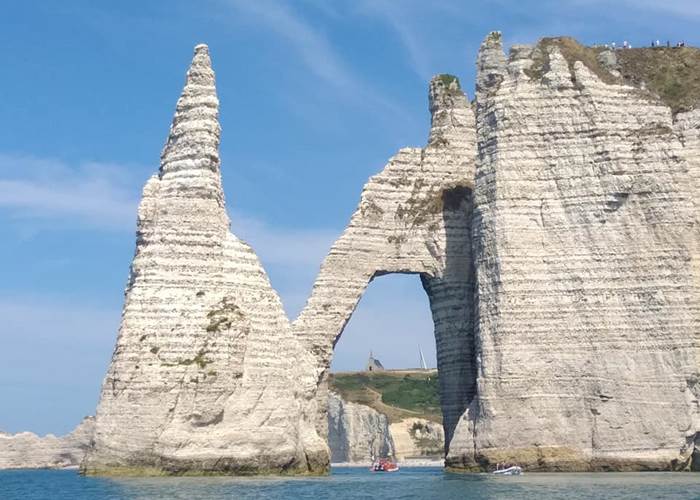 falaises vue de mer