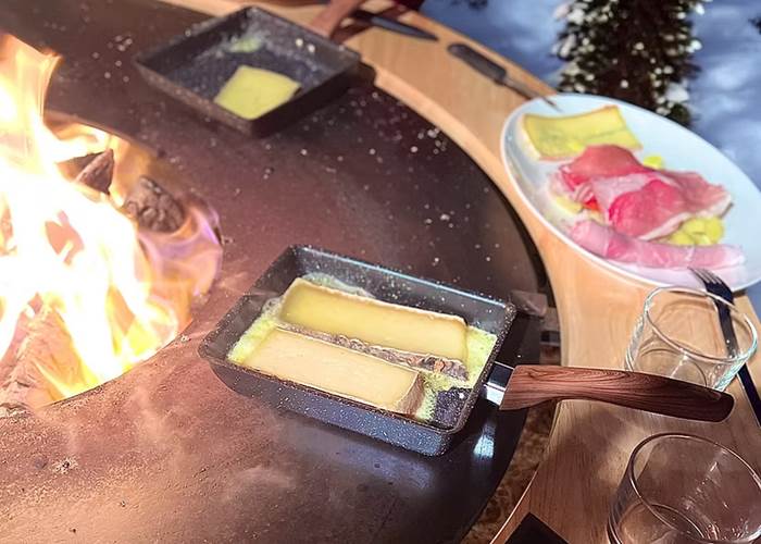 raclette au brasero