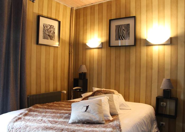 chambre confort, douche/wc déco contemporain