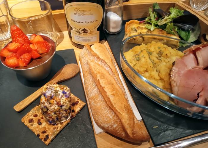 un fromage aux fleurs