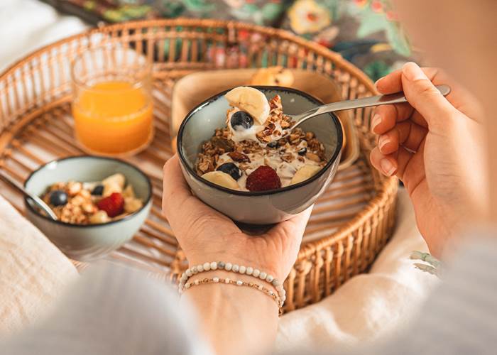 Fromage blanc et Muesli maison