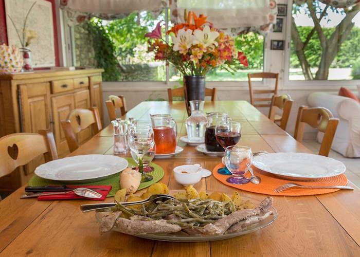 repas à la grange de georges