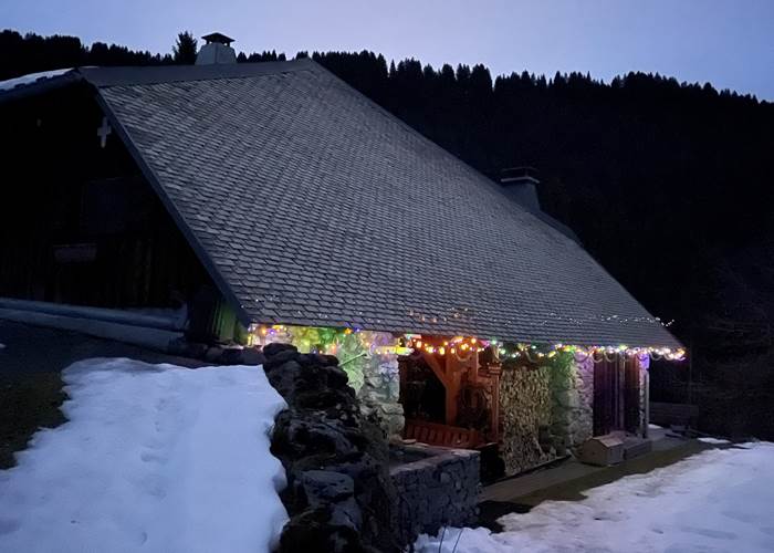 Les guirlandes sont en place