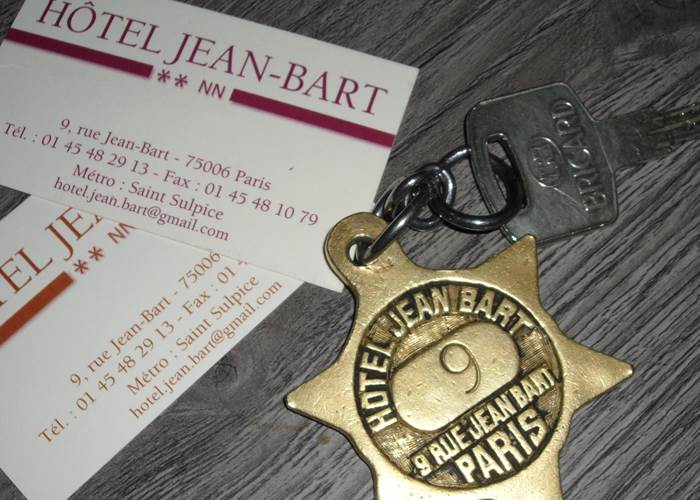 carte visite hotel jean bart paris 6 rue jean bart